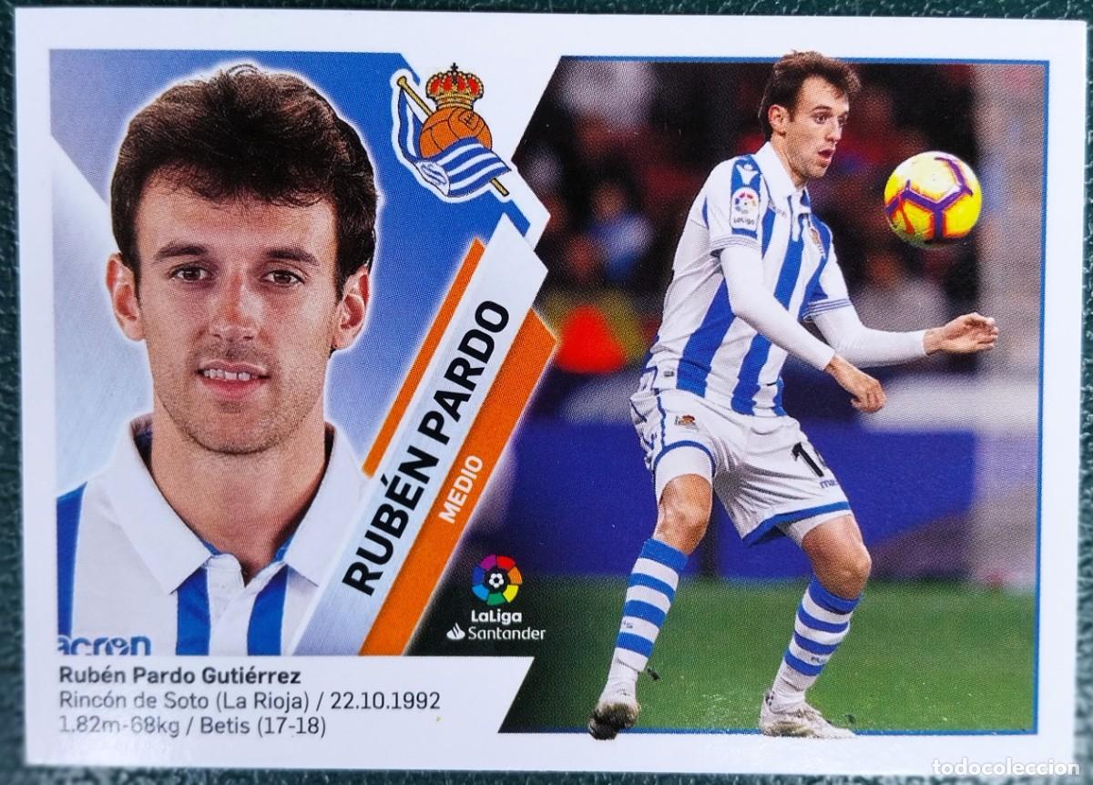 Football Stickers: 13A / 13 A RUBEN PARDO REAL SOCIEDAD CROMOS ALBUM EDICIONES ESTE 2019 2020 19 20