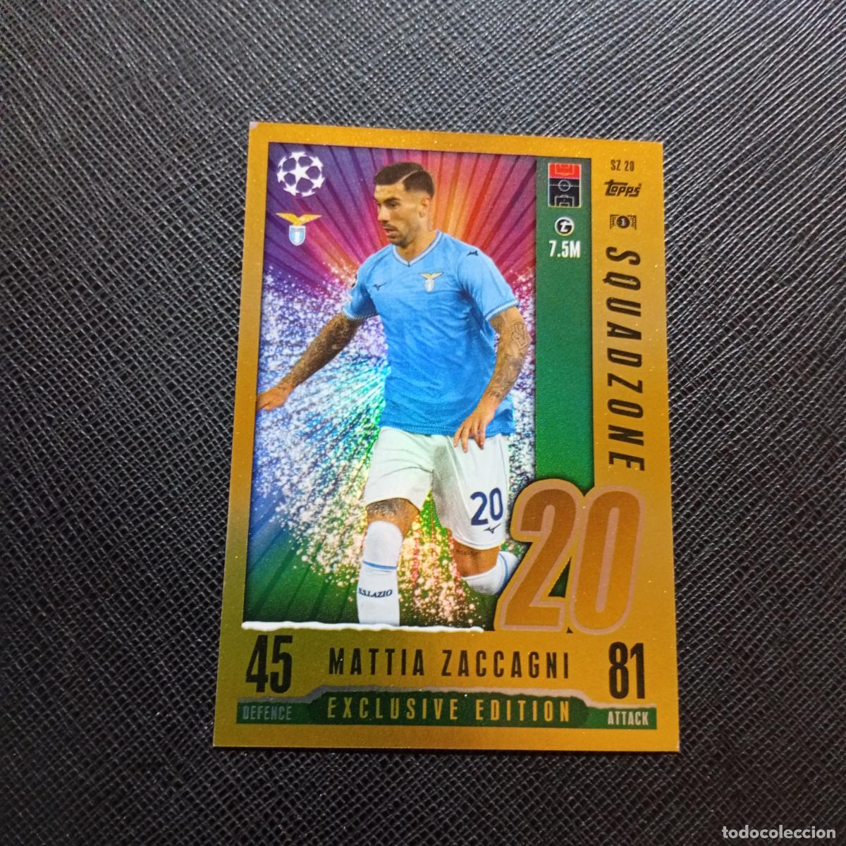 Football Stickers: ZACCAGNI LAZIO TOPPS MATCH ATTAX 2023 2024 FUTBOL 23 24 - A213 PG379 EXCLUSIVE EDITION
