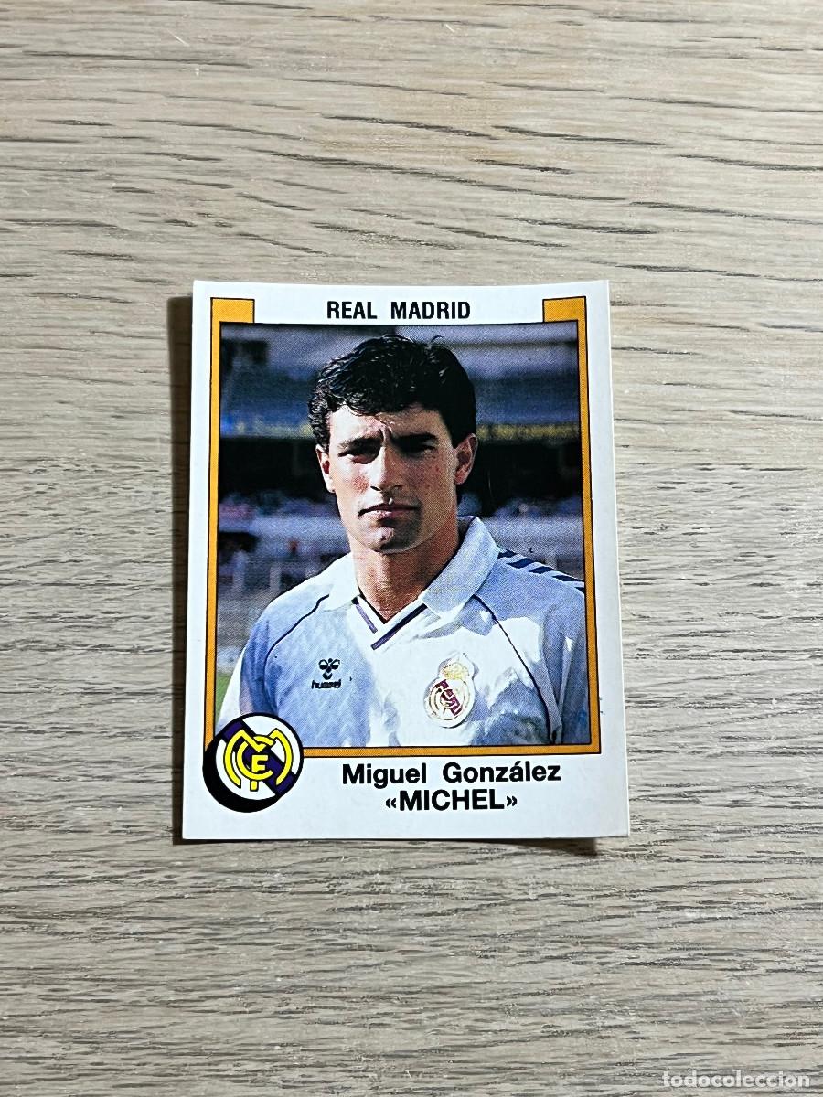 Cromos de Futebol: 187 MICHEL REAL MADRID LIGA FUTBOL 88 PANINI NUNCA PEGADO SIN PEGAR 1988