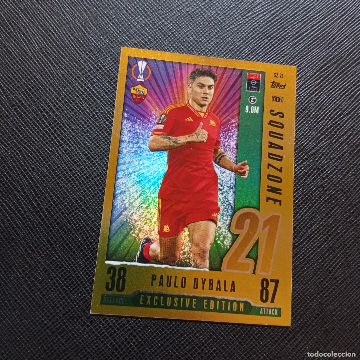 Figurine di Calcio: DYBALA ROMA TOPPS MATCH ATTAX 2023 2024 FUTBOL 23 24 - A213 PG388 EXCLUSIVE EDITION