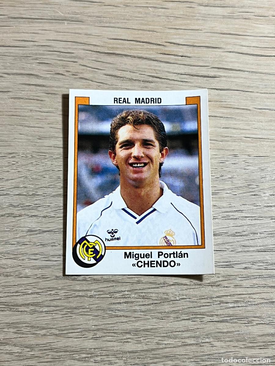 Figurine di Calcio: 179 CHENDO REAL MADRID LIGA FUTBOL 88 PANINI NUNCA PEGADO SIN PEGAR 1988