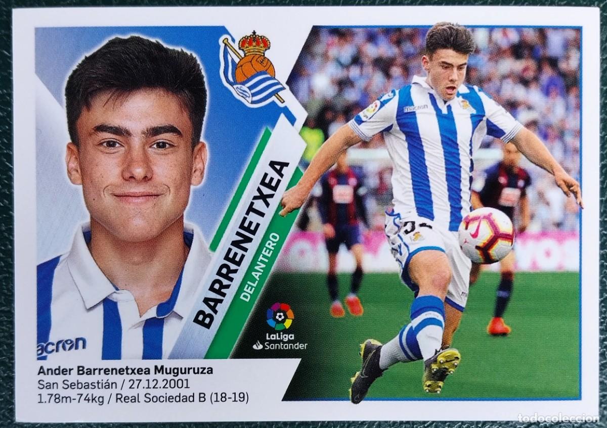 Cromos de f&uacute;tbol: 13B / 13 B BARRENETXEA REAL SOCIEDAD CROMOS ALBUM EDICIONES ESTE 2019 2020 19 20