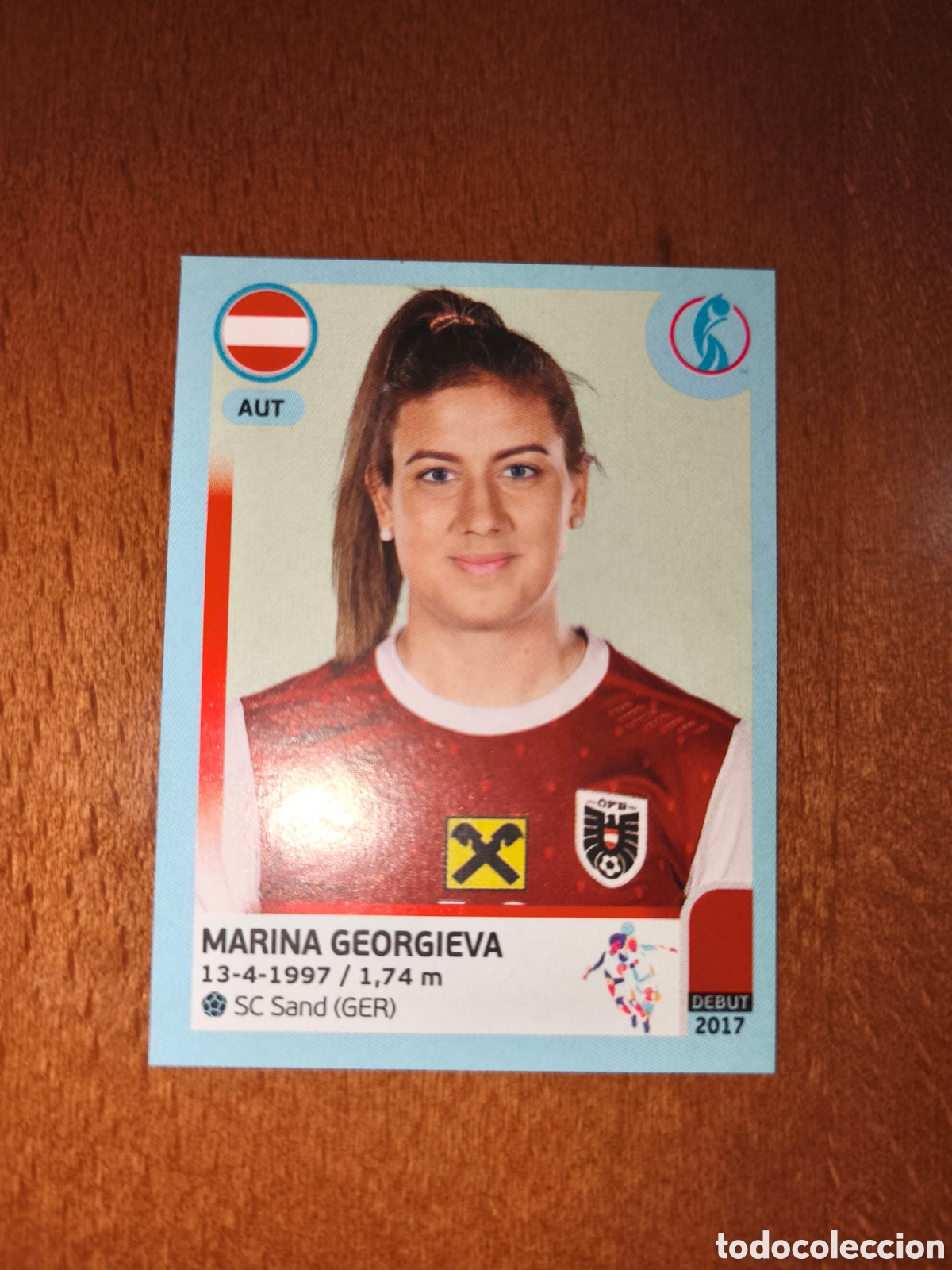 Cromos de f&uacute;tbol: Marina Georgieva n&deg;62 Uefa Women's Euro England 2022 Austria