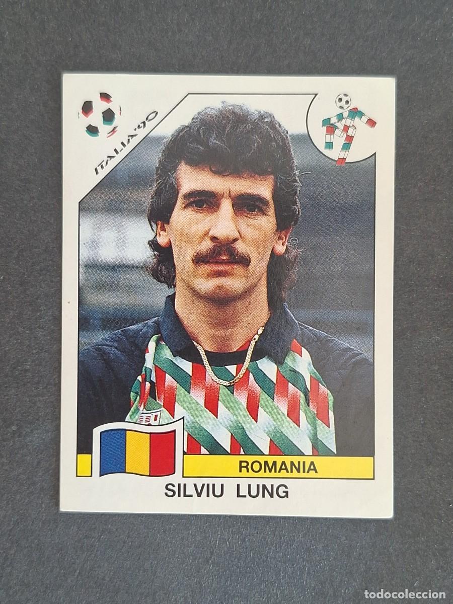 Fu&szlig;ball-Sticker: L3 SILVIU LUNG SELECCION RUMANIA 153 MUNDIAL ITALIA 90 1990 PANINI NUNCA PEGADO SIN PEGAR