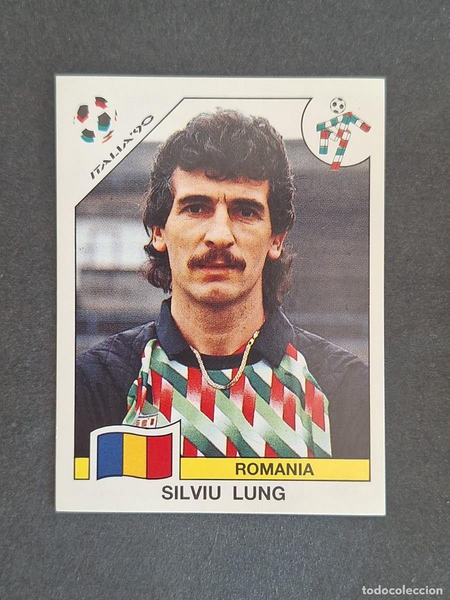 Fu&szlig;ball-Sticker: L3 SILVIU LUNG SELECCION RUMANIA 153 MUNDIAL ITALIA 90 1990 PANINI NUNCA PEGADO SIN PEGAR