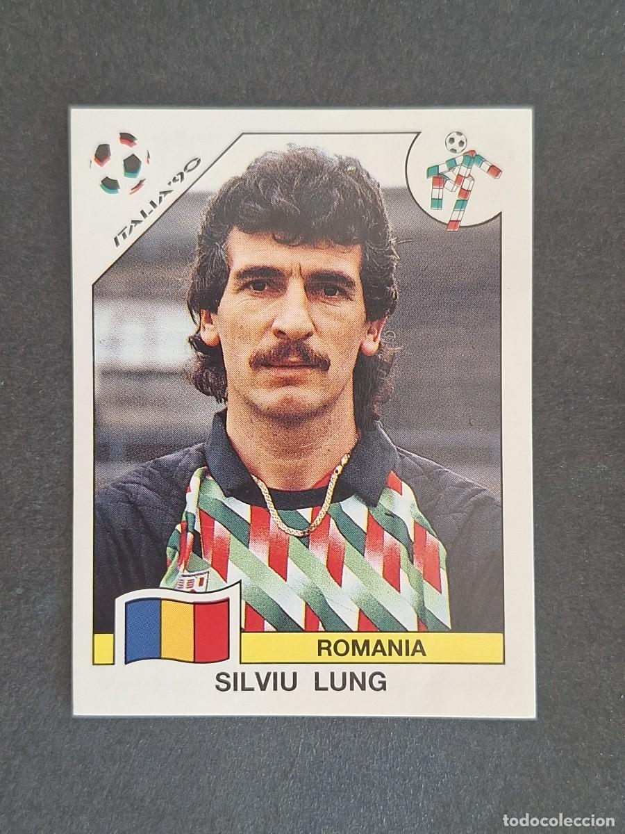 Fu&szlig;ball-Sticker: L3 SILVIU LUNG SELECCION RUMANIA 153 MUNDIAL ITALIA 90 1990 PANINI NUNCA PEGADO SIN PEGAR