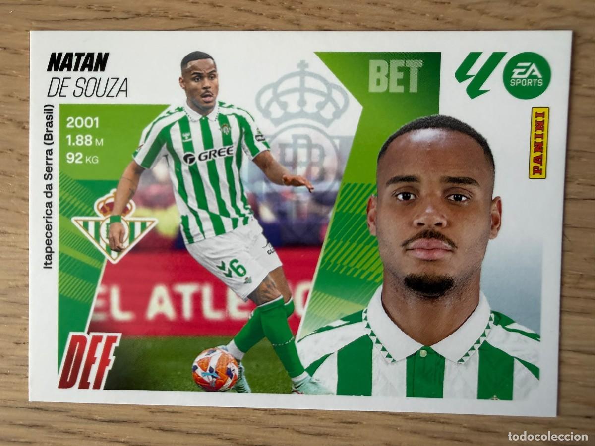 Cromos de f&uacute;tbol: 7 NATAN REAL BETIS 25 26 2025 2026 LIGA EA SPORTS COLECCIONES ESTE SIN PEGAR STICKER