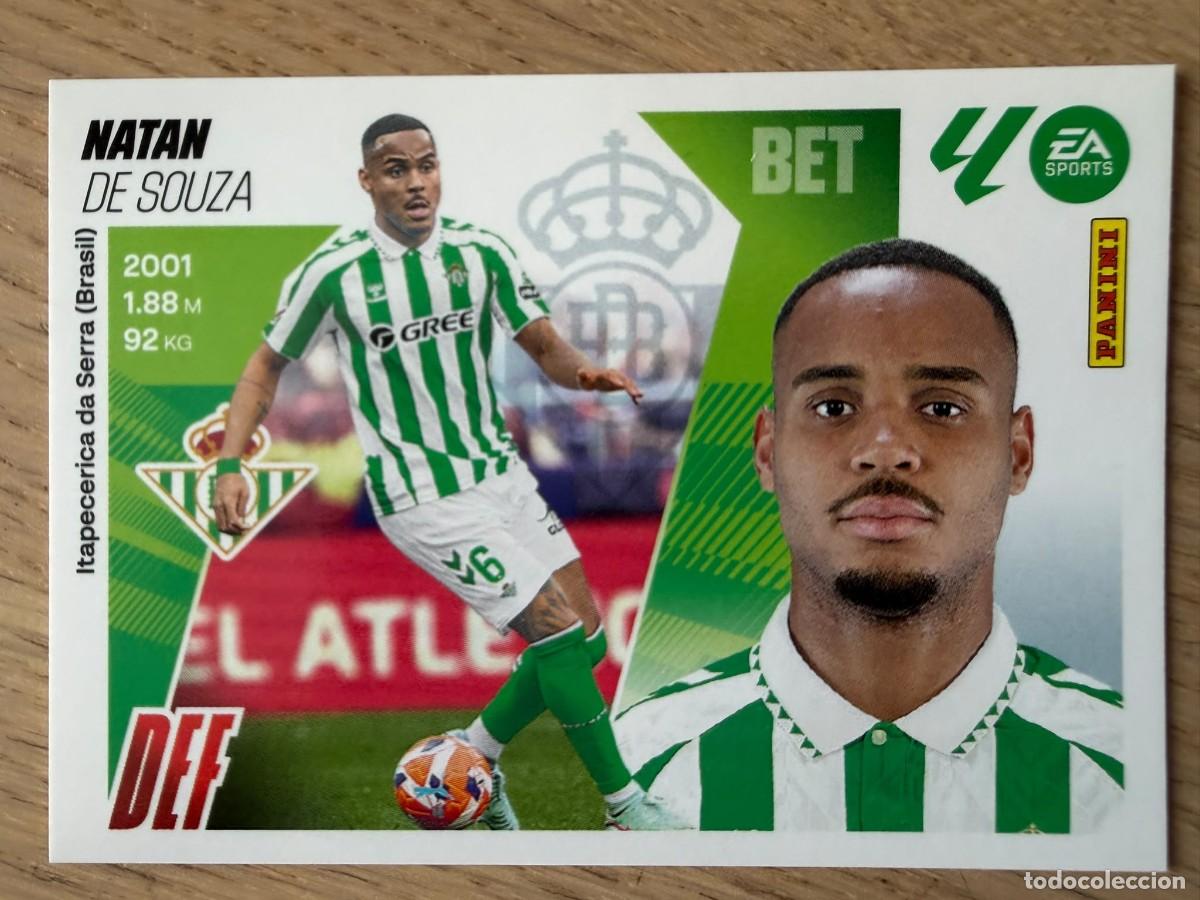 Cromos de f&uacute;tbol: 7 NATAN REAL BETIS 25 26 2025 2026 LIGA EA SPORTS COLECCIONES ESTE SIN PEGAR STICKER