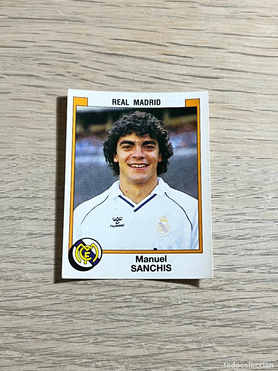 Cromos de f&uacute;tbol: 181 SANCHIS REAL MADRID LIGA FUTBOL 88 PANINI NUNCA PEGADO SIN PEGAR 1988