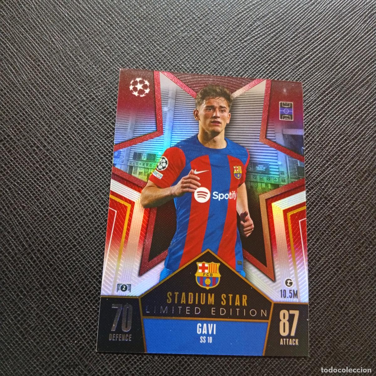 Cromos de f&uacute;tbol: GAVI BARCELONA TOPPS MATCH ATTAX 2023 2024 FUTBOL 23 24 - A213 PG397 LIMITED EDITION