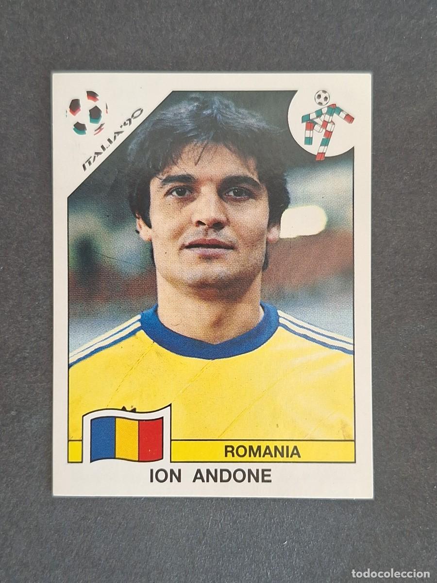 Cromos de f&uacute;tbol: L3 ION ANDONE SELECCION RUMANIA 159 MUNDIAL ITALIA 90 1990 PANINI NUNCA PEGADO SIN PEGAR