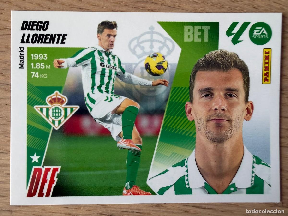 Cromos de f&uacute;tbol: 8 DIEGO LLORENTE REAL BETIS 25 26 2025 2026 LIGA EA SPORTS COLECCIONES ESTE SIN PEGAR STICKER