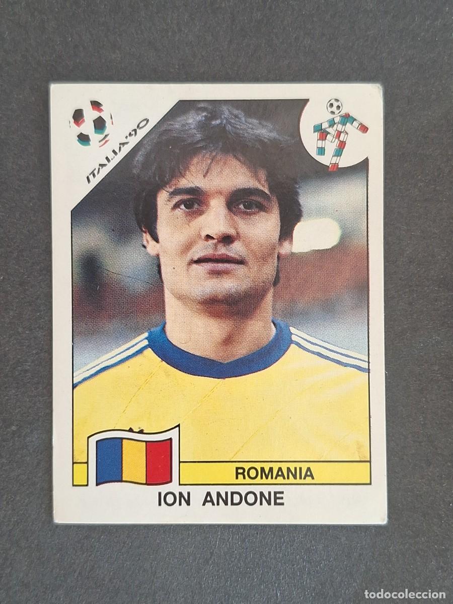 Cromos de f&uacute;tbol: L3 ION ANDONE SELECCION RUMANIA 159 MUNDIAL ITALIA 90 1990 PANINI NUNCA PEGADO SIN PEGAR