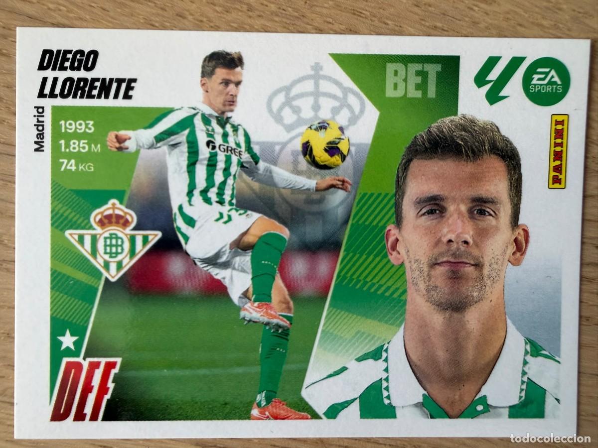 Cromos de f&uacute;tbol: 8 DIEGO LLORENTE REAL BETIS 25 26 2025 2026 LIGA EA SPORTS COLECCIONES ESTE SIN PEGAR STICKER