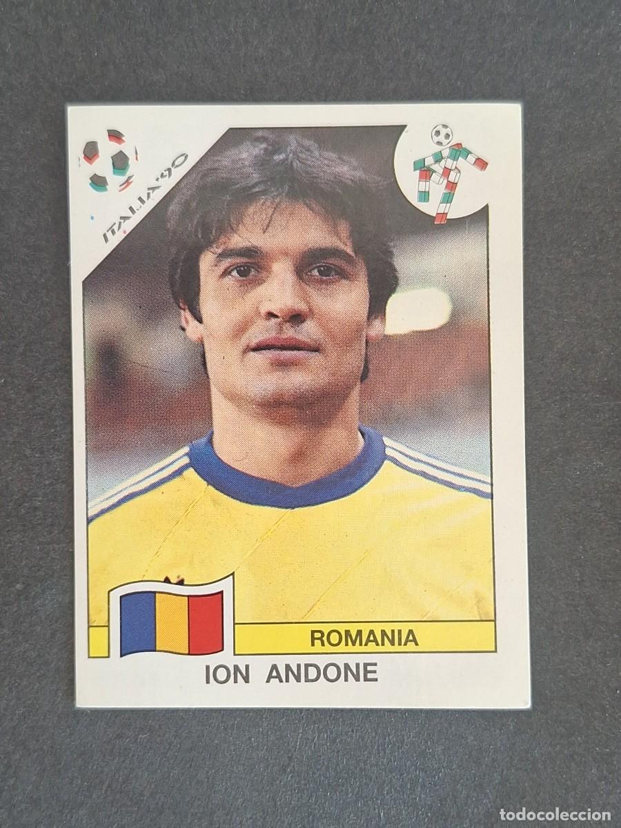 Cromos de f&uacute;tbol: L3 ION ANDONE SELECCION RUMANIA 159 MUNDIAL ITALIA 90 1990 PANINI NUNCA PEGADO SIN PEGAR