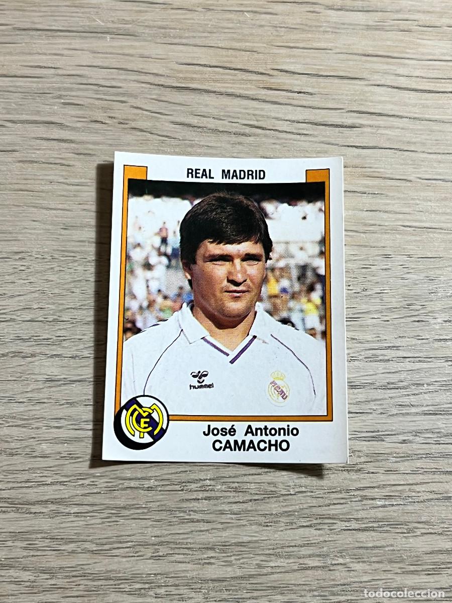 Cromos de f&uacute;tbol: 183 CAMACHO REAL MADRID LIGA FUTBOL 88 PANINI NUNCA PEGADO SIN PEGAR 1988