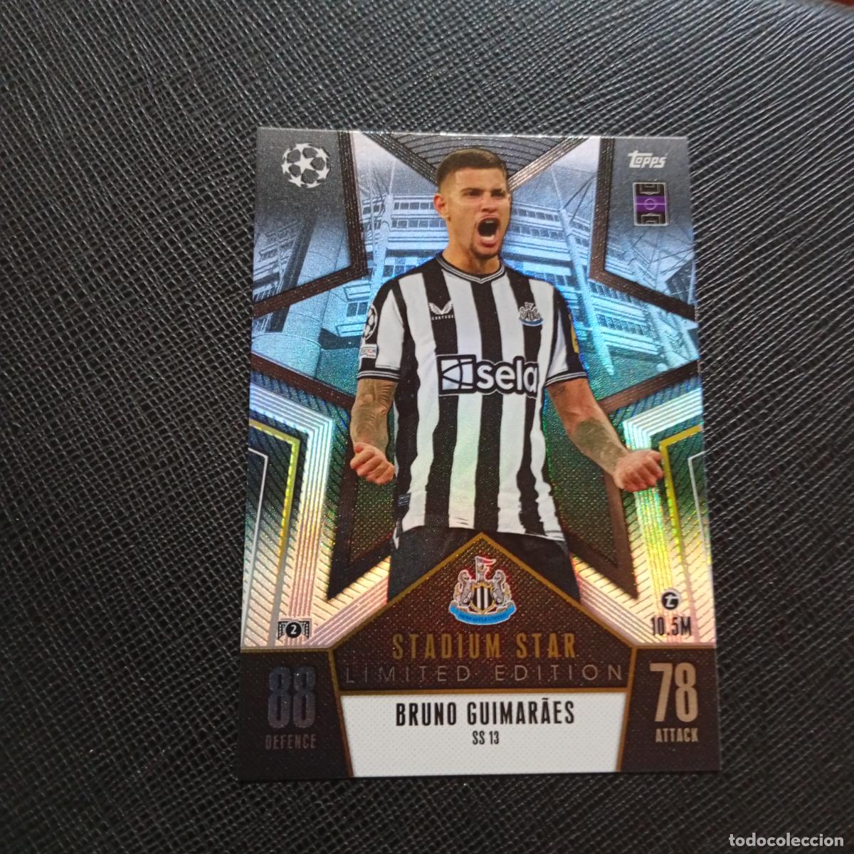 Cromos de f&uacute;tbol: BRUNO GUIMARAES NEWCASTLE TOPPS MATCH ATTAX 2023 2024 FUTBOL 23 24 - A213 PG397 LIMITED EDITION