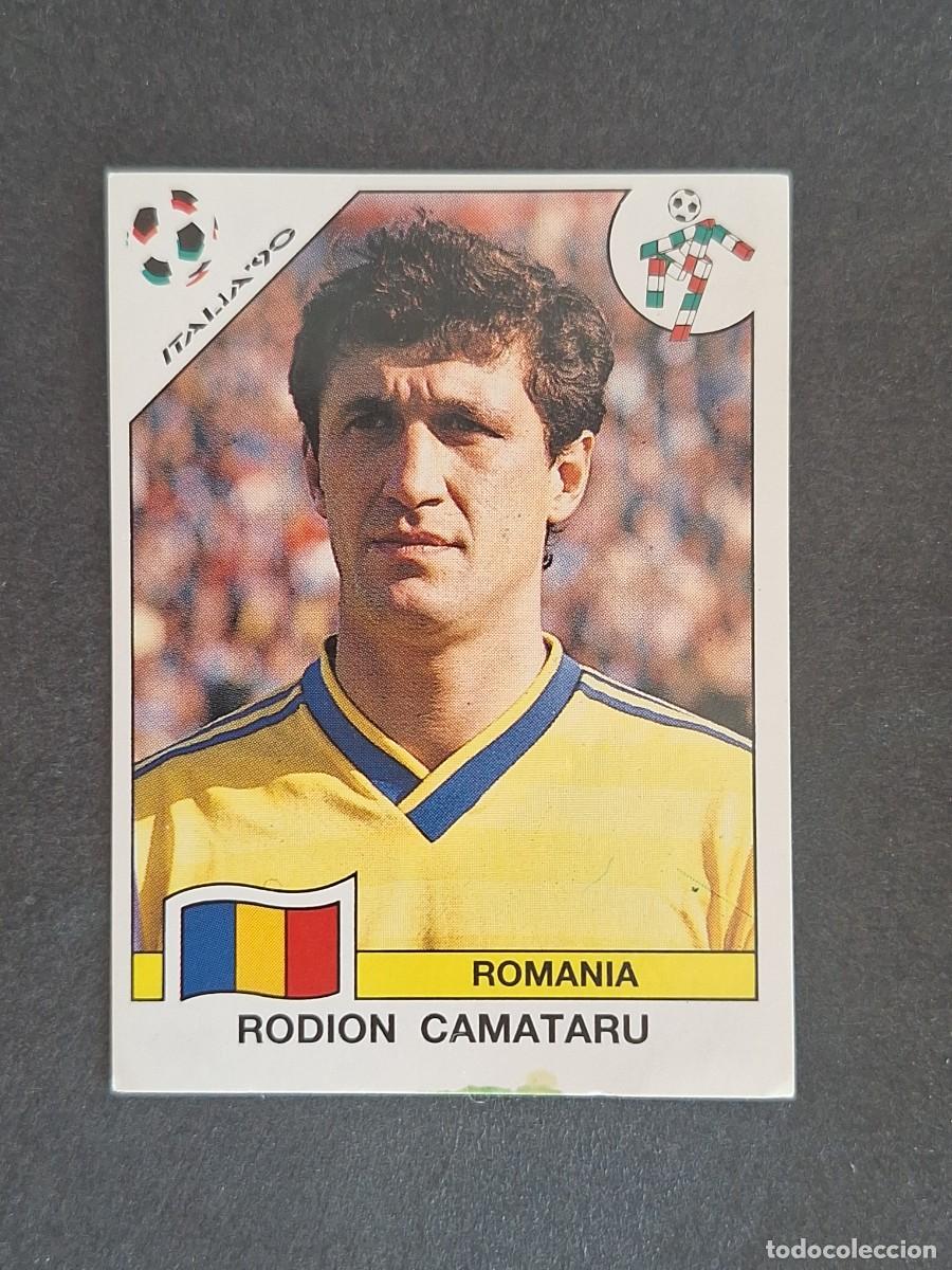 Cromos de f&uacute;tbol: L3 RODION CAMATARU SELECCION RUMANIA 169 MUNDIAL ITALIA 90 1990 PANINI NUNCA PEGADO SIN PEGAR
