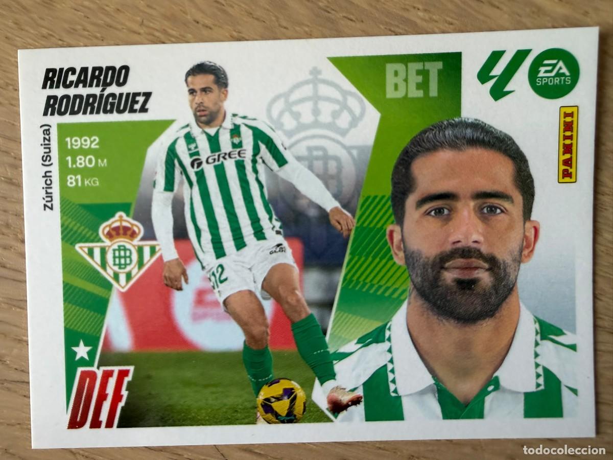 Cromos de f&uacute;tbol: 10A RICARDO RODRIGUEZ REAL BETIS 25 26 2025 2026 LIGA EA SPORTS COLECCIONES ESTE SIN PEGAR STICKER