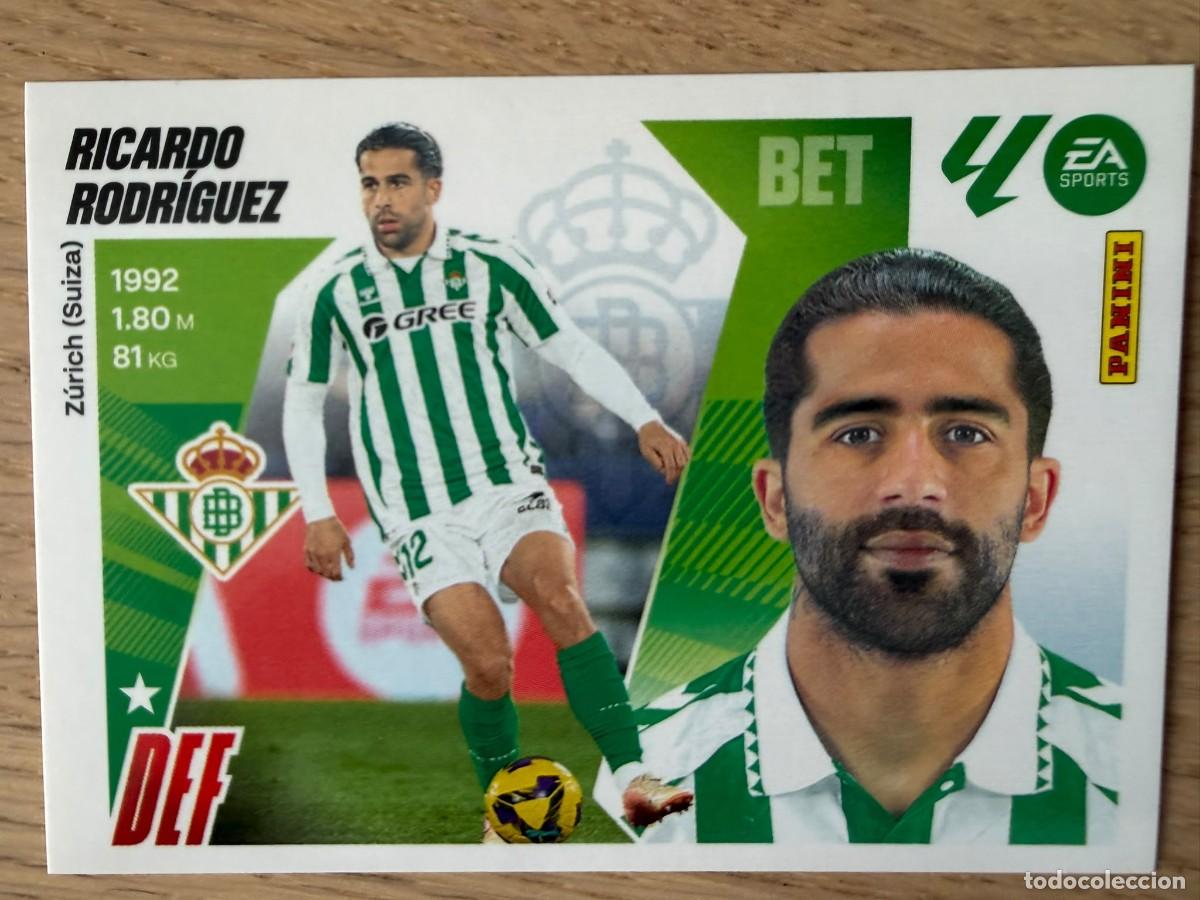 Cromos de f&uacute;tbol: 10A RICARDO RODRIGUEZ REAL BETIS 25 26 2025 2026 LIGA EA SPORTS COLECCIONES ESTE SIN PEGAR STICKER