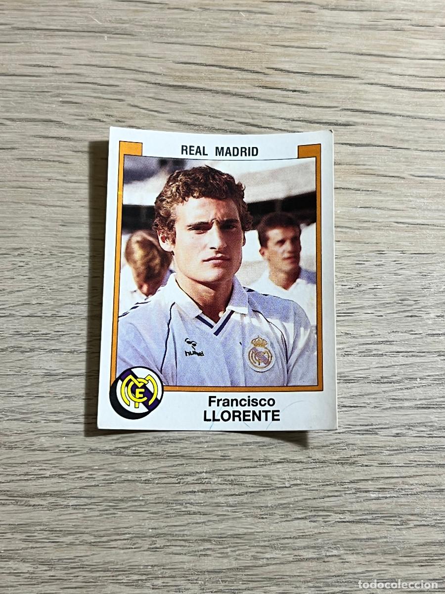 Cromos de f&uacute;tbol: 189 LLORENTE REAL MADRID LIGA FUTBOL 88 PANINI NUNCA PEGADO SIN PEGAR 1988