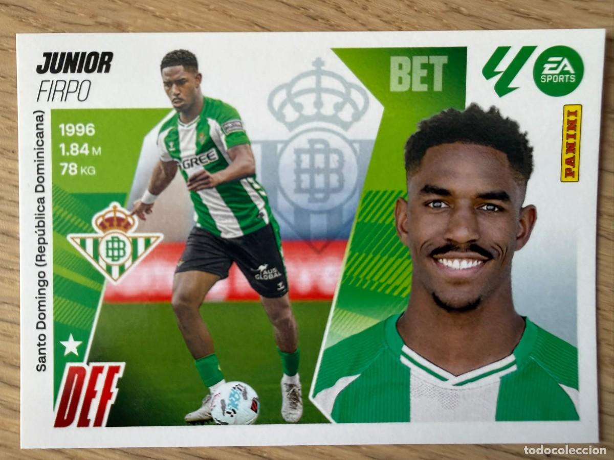 Cromos de f&uacute;tbol: 10B 10 B JUNIOR FIRPO REAL BETIS 25 26 2025 2026 LIGA EA SPORTS COLECCIONES ESTE SIN PEGAR STICKER