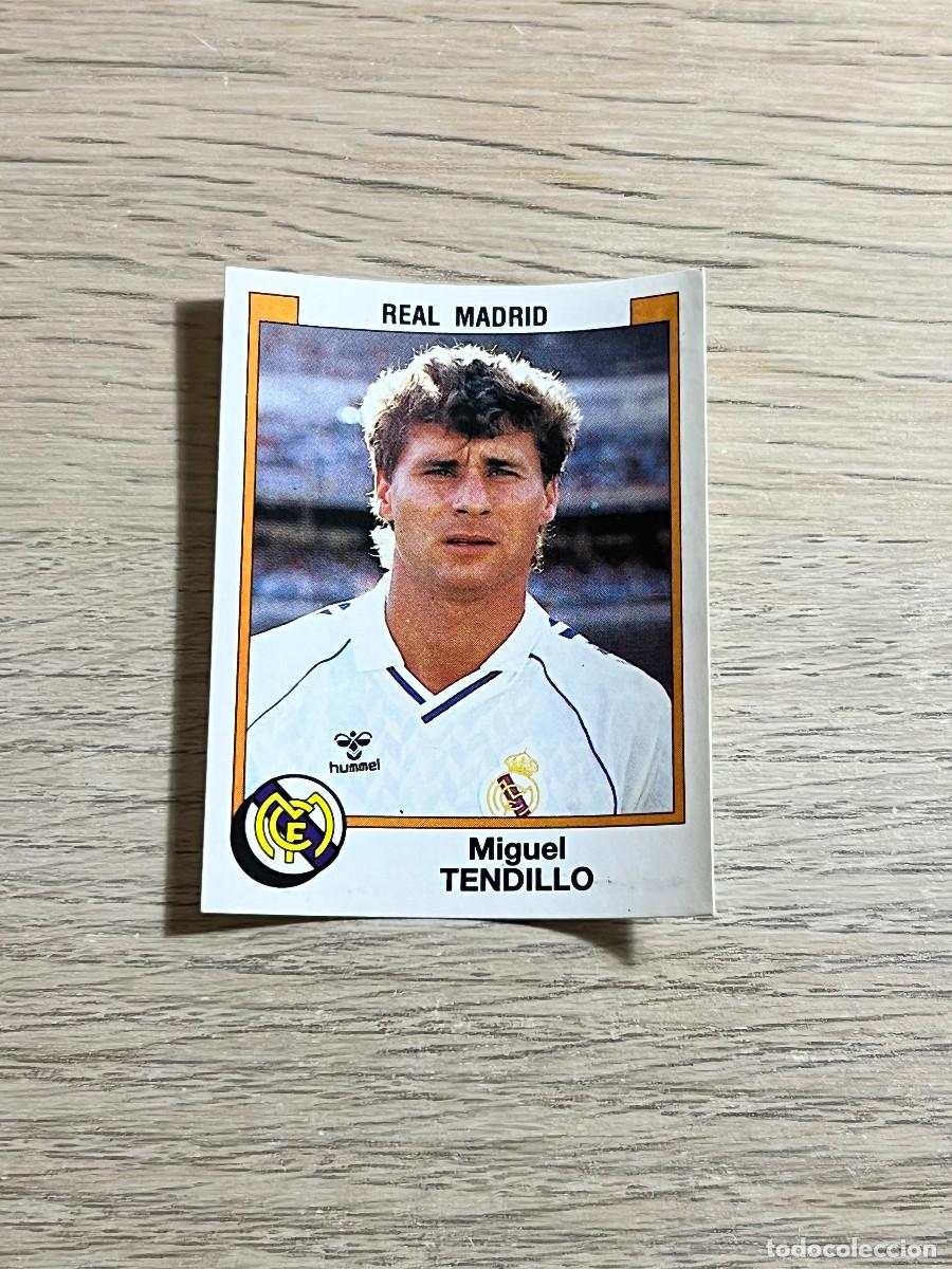 Cromos de f&uacute;tbol: 180 TENDILLO REAL MADRID LIGA FUTBOL 88 PANINI NUNCA PEGADO SIN PEGAR 1988