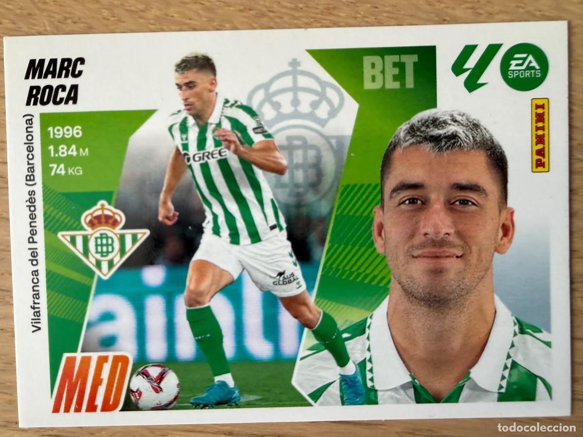 Cartes &agrave; collectionner de Football: 11 MARC ROCA REAL BETIS 25 26 2025 2026 LIGA EA SPORTS COLECCIONES ESTE SIN PEGAR STICKER