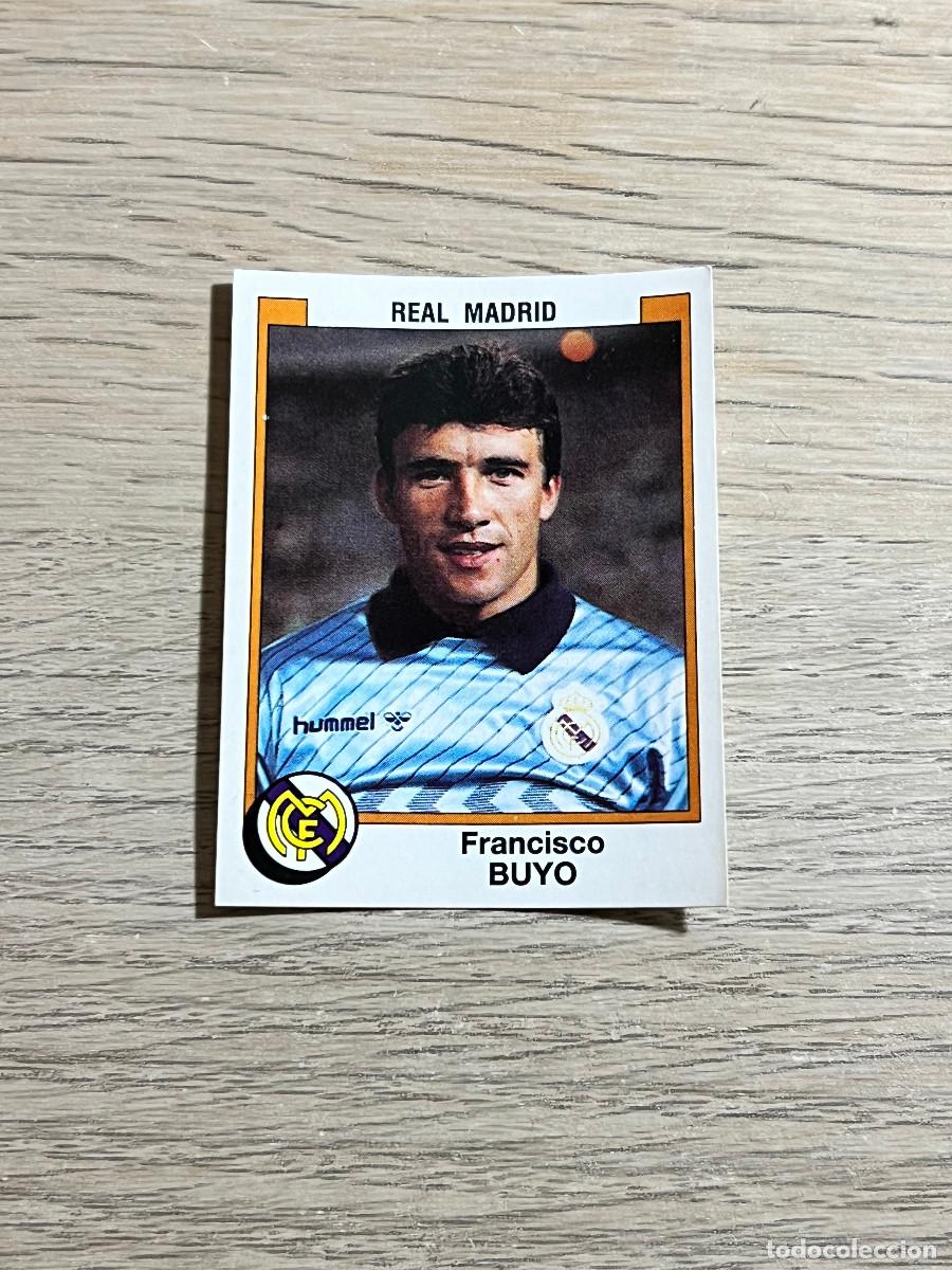 Cromos de f&uacute;tbol: 178 BUYO REAL MADRID LIGA FUTBOL 88 PANINI NUNCA PEGADO SIN PEGAR 1988