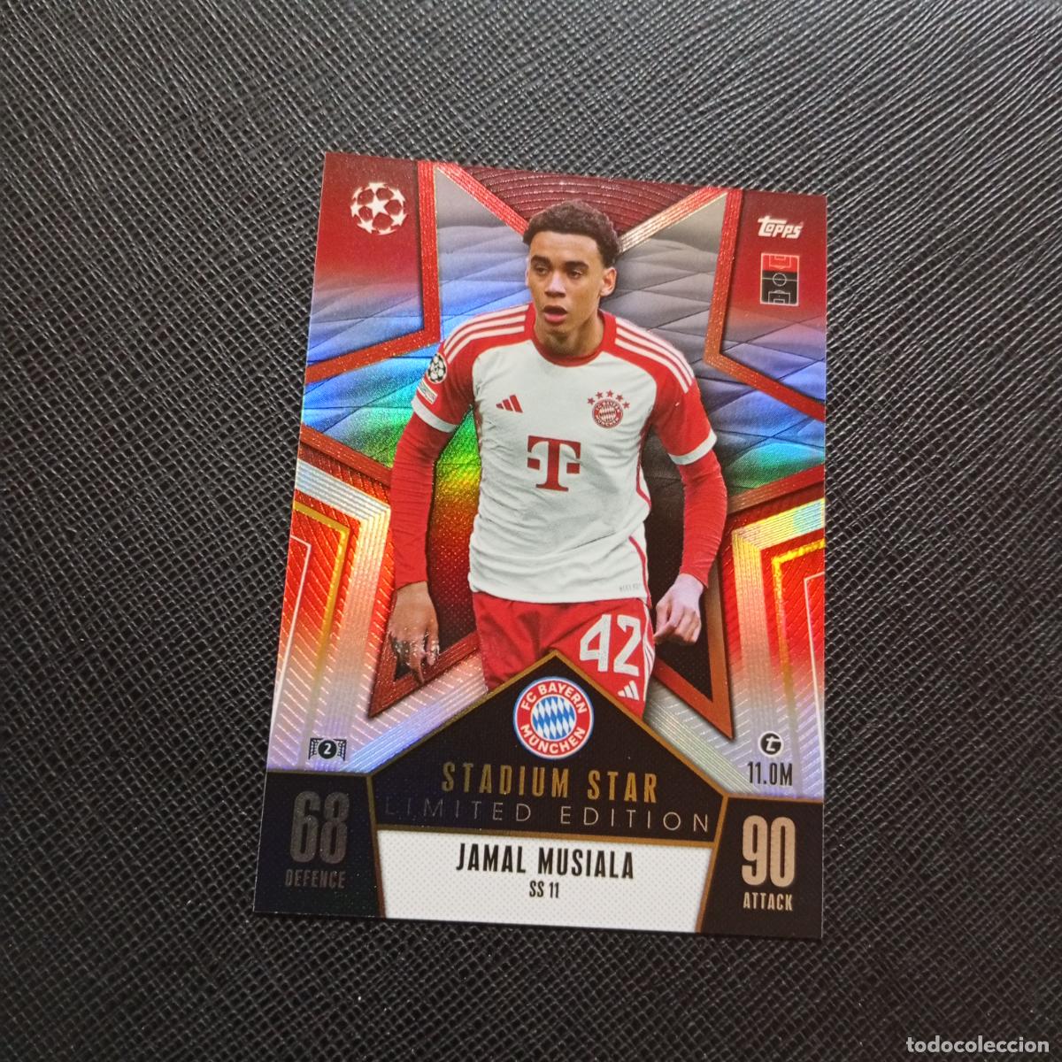 Cromos de f&uacute;tbol: MUSIALA BAYERN MUNICH TOPPS MATCH ATTAX 2023 2024 FUTBOL 23 24 - A213 PG415 LIMITED EDITION
