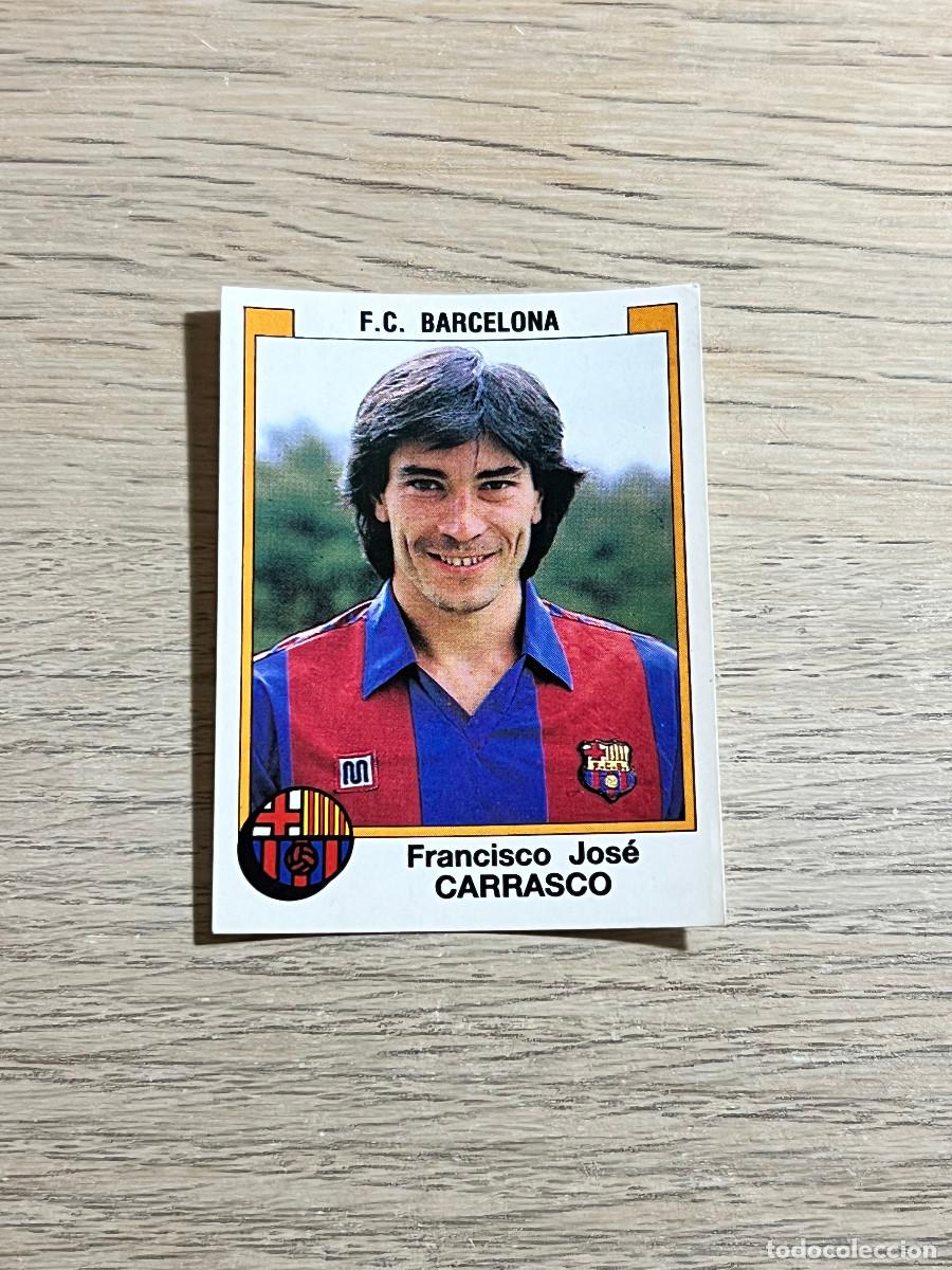 Cromos de f&uacute;tbol: 58 CARRASCO FC BARCELONA LIGA FUTBOL 88 PANINI NUNCA PEGADO SIN PEGAR 1988