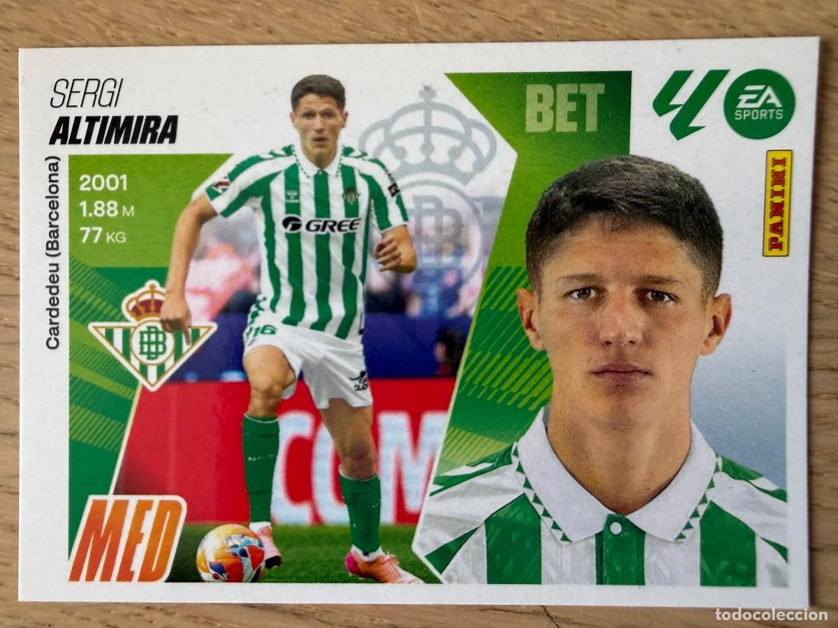Cromos de f&uacute;tbol: 12 ALTIMIRA REAL BETIS 25 26 2025 2026 LIGA EA SPORTS COLECCIONES ESTE SIN PEGAR STICKER
