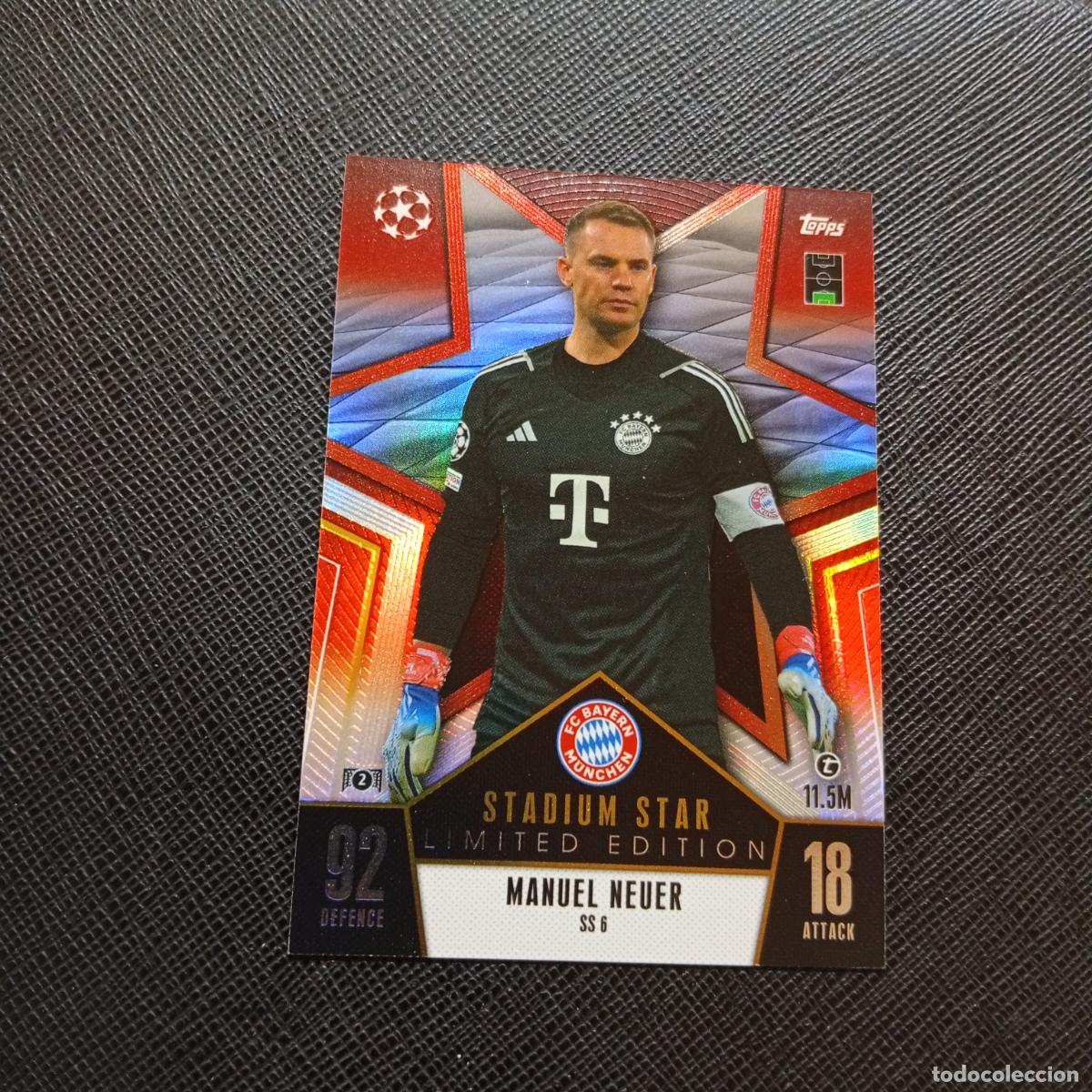 Cromos de f&uacute;tbol: NEUER BAYERN MUNICH TOPPS MATCH ATTAX 2023 2024 FUTBOL 23 24 - A213 PG415 LIMITED EDITION