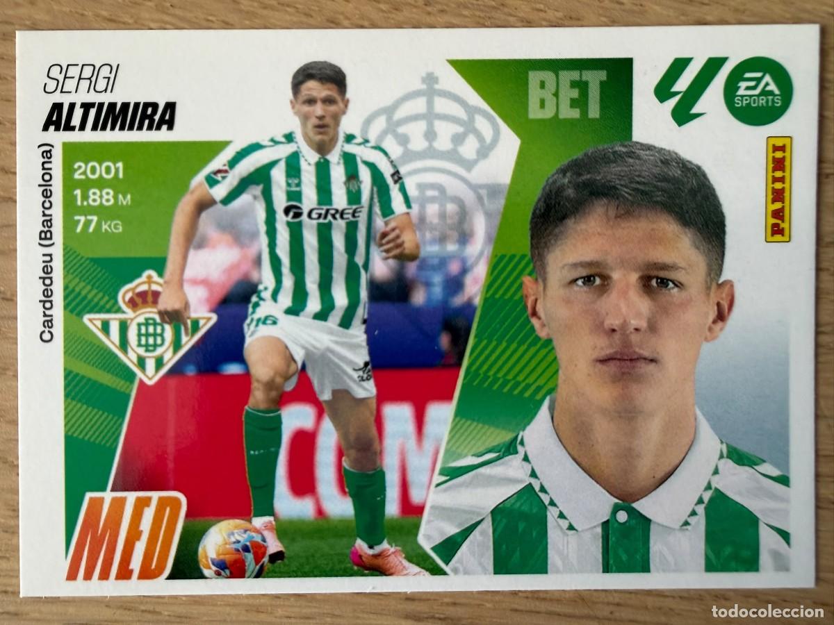 Cromos de f&uacute;tbol: 12 ALTIMIRA REAL BETIS 25 26 2025 2026 LIGA EA SPORTS COLECCIONES ESTE SIN PEGAR STICKER