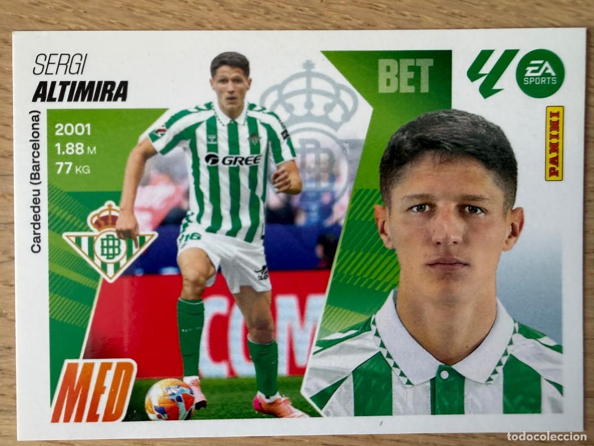 Cromos de f&uacute;tbol: 12 ALTIMIRA REAL BETIS 25 26 2025 2026 LIGA EA SPORTS COLECCIONES ESTE SIN PEGAR STICKER