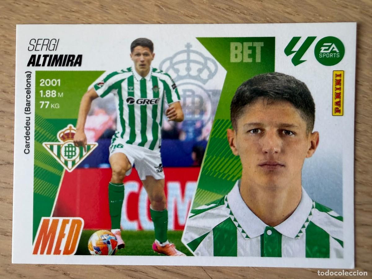 Cromos de f&uacute;tbol: 12 ALTIMIRA REAL BETIS 25 26 2025 2026 LIGA EA SPORTS COLECCIONES ESTE SIN PEGAR STICKER