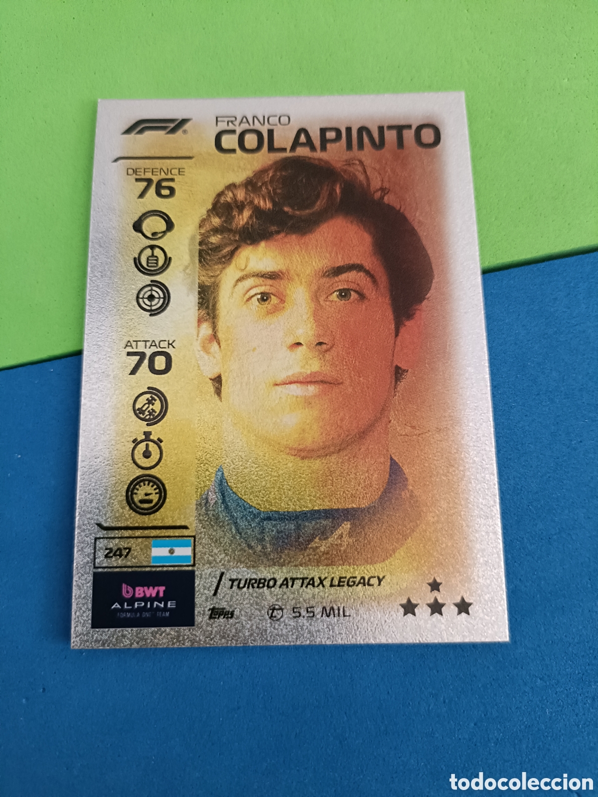 Cromos de f&uacute;tbol: Topps Turbo Attax F&oacute;rmula uno F1 2026 - 247 Colapinto