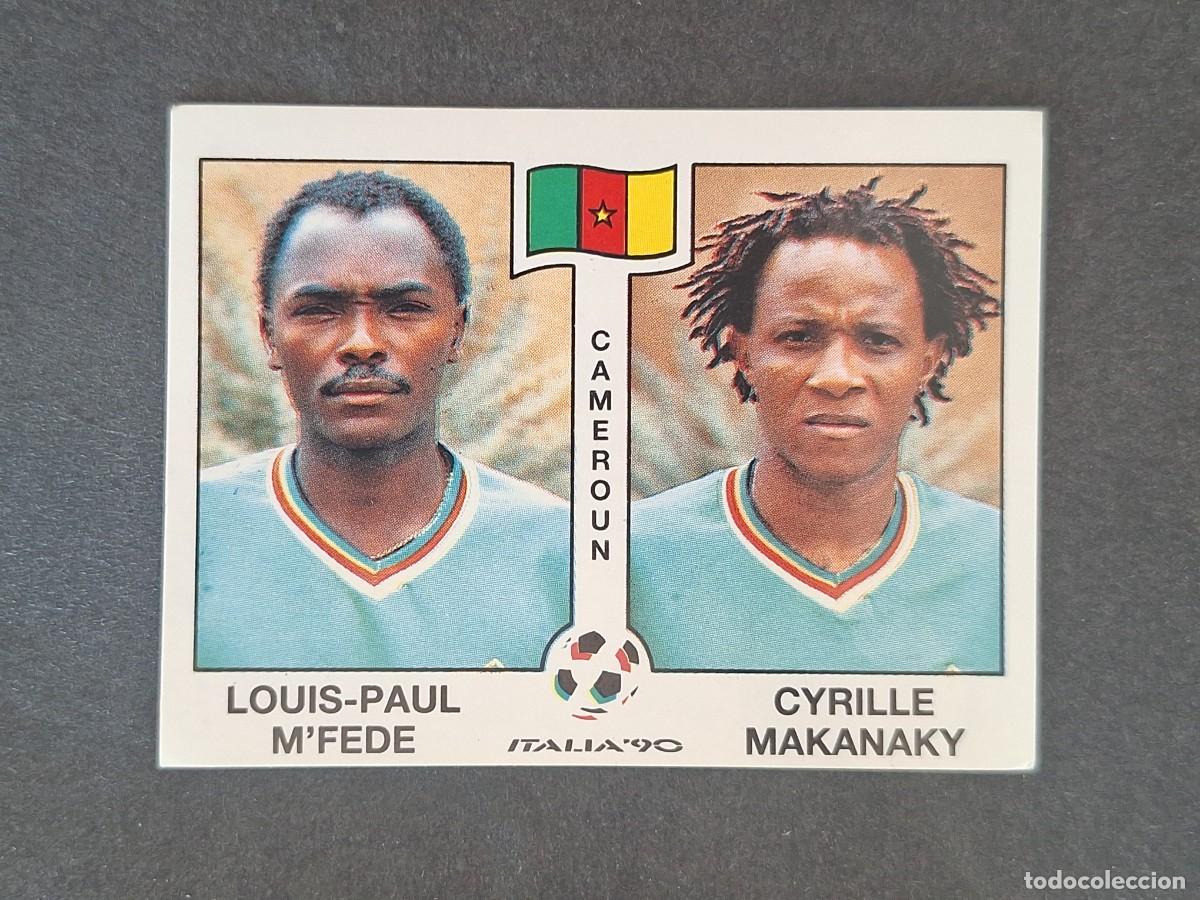 Cromos de f&uacute;tbol: L3 M'FEDE - MAKANAKY SELECCION CAMERUN 178 MUNDIAL ITALIA 90 1990 PANINI NUNCA PEGADO SIN PEGAR