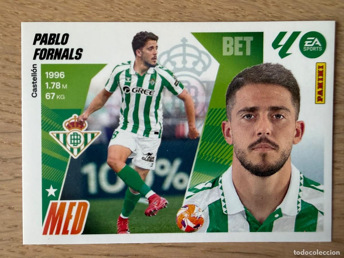 Fu&szlig;ball-Sticker: 14 PABLO FORNALS REAL BETIS 25 26 2025 2026 LIGA EA SPORTS COLECCIONES ESTE SIN PEGAR STICKER