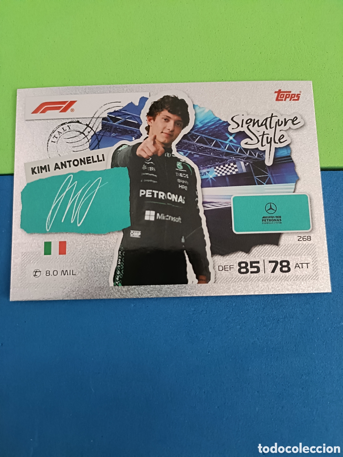 Fu&szlig;ball-Sticker: Topps Turbo Attax F&oacute;rmula uno F1 2026 - Signature style 268 Antonelli