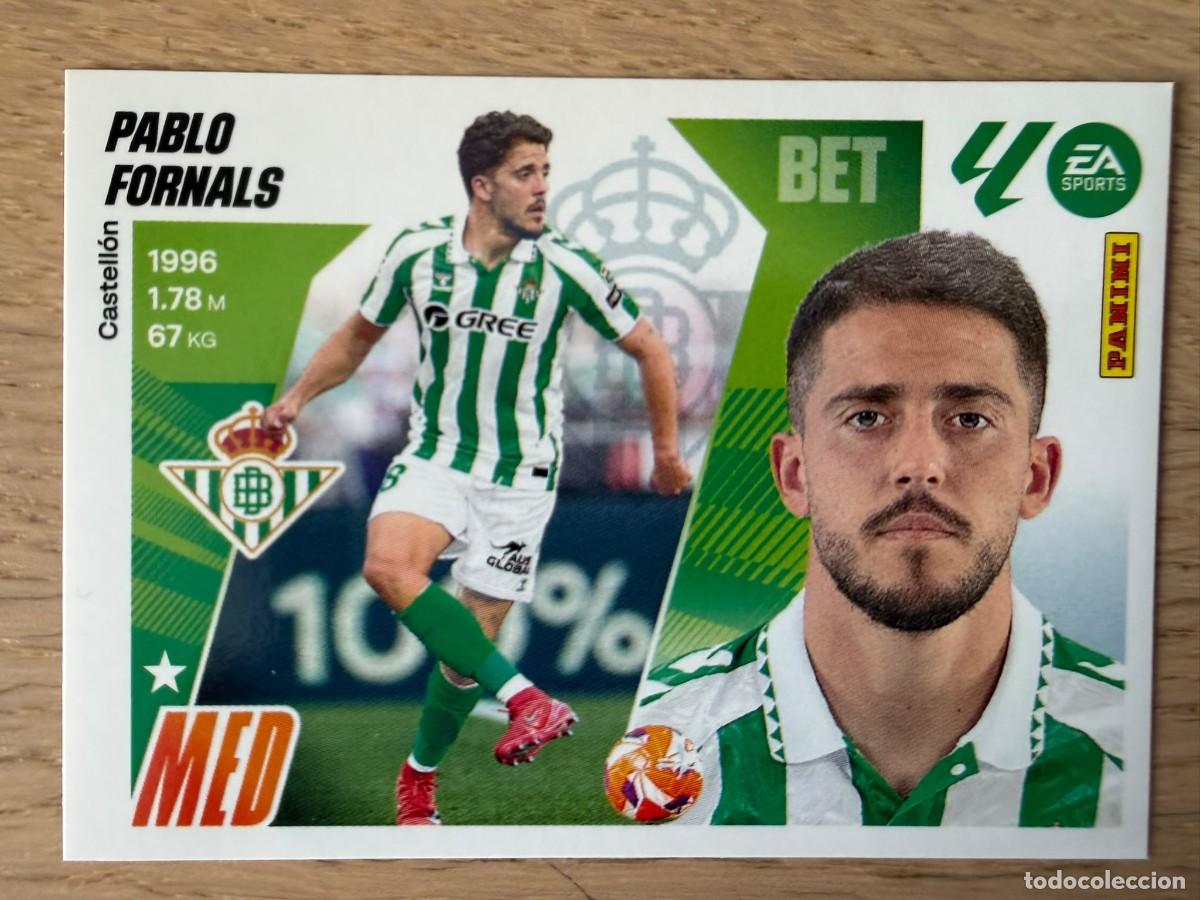 Fu&szlig;ball-Sticker: 14 PABLO FORNALS REAL BETIS 25 26 2025 2026 LIGA EA SPORTS COLECCIONES ESTE SIN PEGAR STICKER
