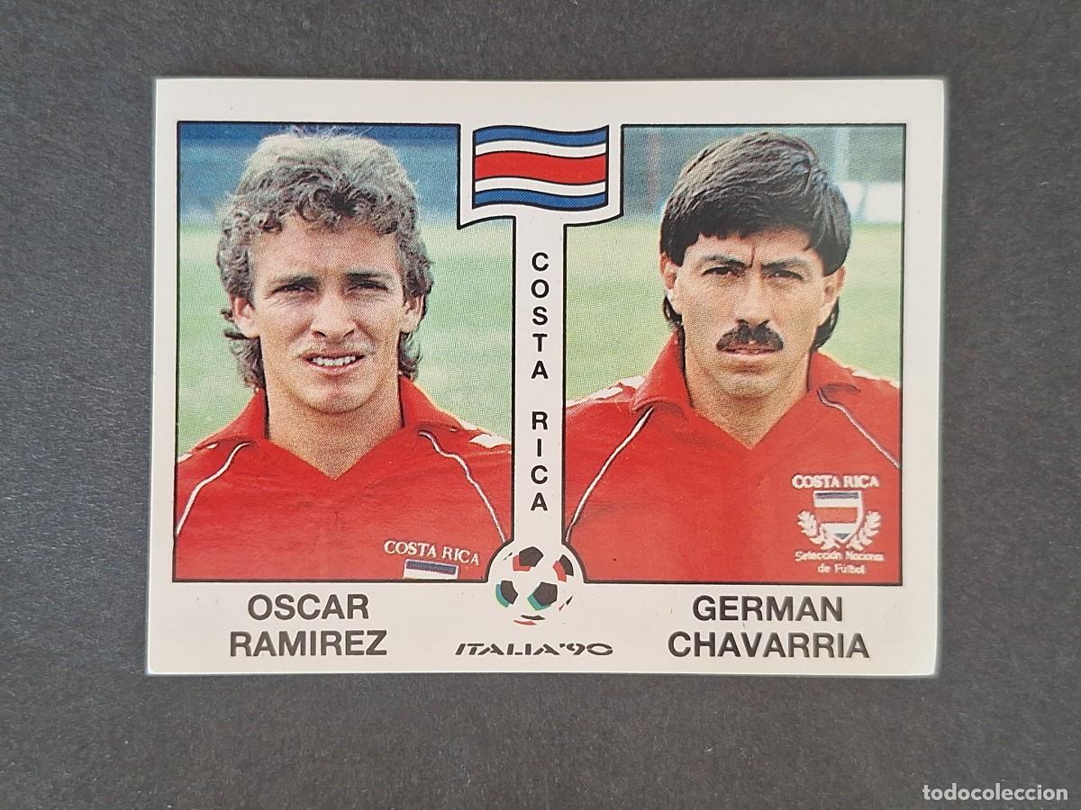 Fu&szlig;ball-Sticker: L3 RAMIREZ - CHAVARRIA SELECCION COSTA RICA 188 MUNDIAL ITALIA 90 1990 PANINI NUNCA PEGADO SIN PEGAR