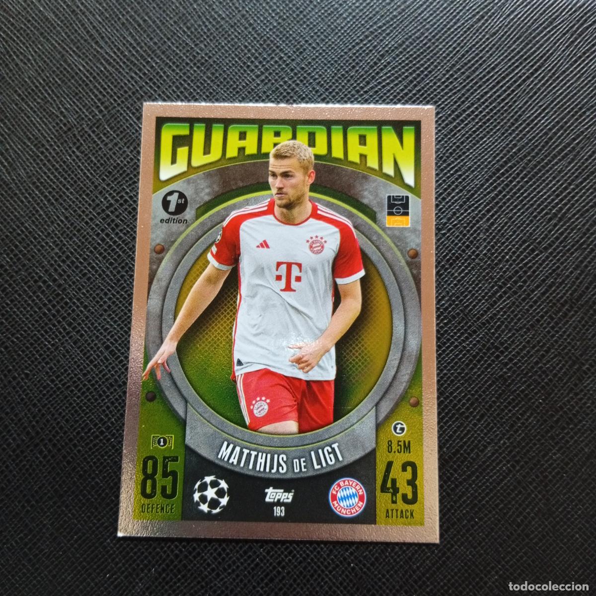 Fu&szlig;ball-Sticker: 193 DE LIGT BAYERN MUNICH TOPPS MATCH ATTAX 2023 2024 FUTBOL 23 24 - A213 PG424 1ST EDITON