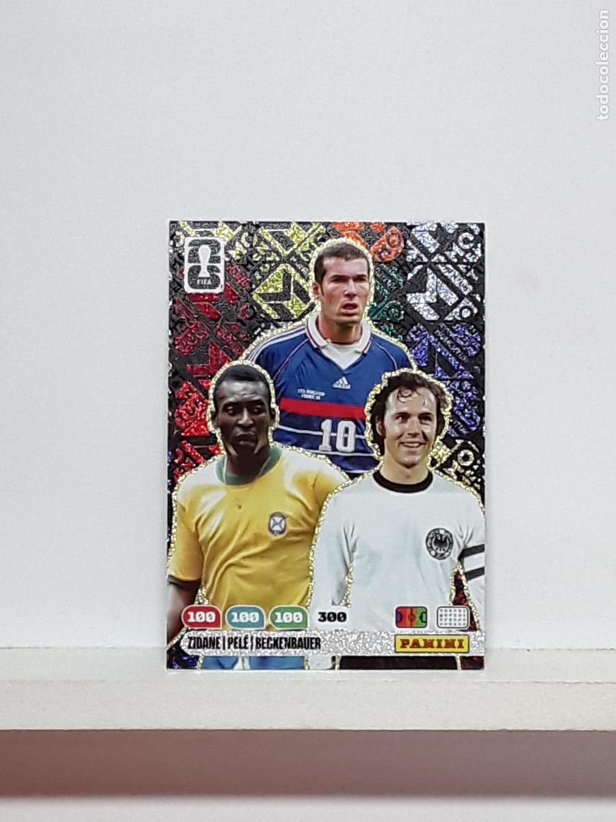 Cromos de f&uacute;tbol: ADRENALYN MUNDIAL 2026 WORLD CUP 26 ALBUM PANINI N LIMITADA MOMENTUM FRANCIA ZIDANE PELE BECKENBAUER