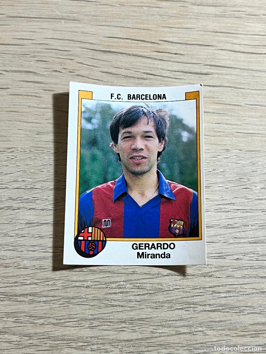Cromos de f&uacute;tbol: 47 GERARDO FC BARCELONA LIGA FUTBOL 88 PANINI NUNCA PEGADO SIN PEGAR 1988