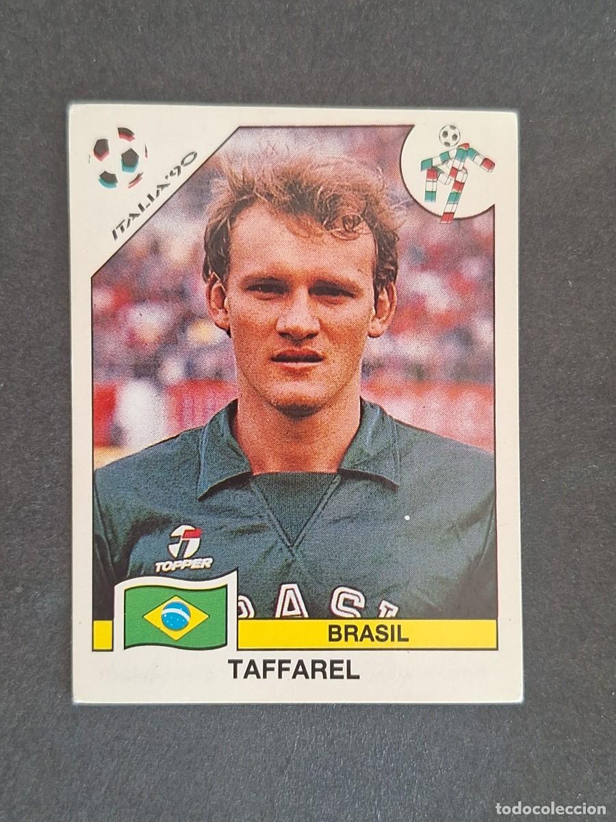 Cromos de f&uacute;tbol: L3 TAFFAREL SELECCION BRASIL 192 MUNDIAL ITALIA 90 1990 PANINI NUNCA PEGADO SIN PEGAR