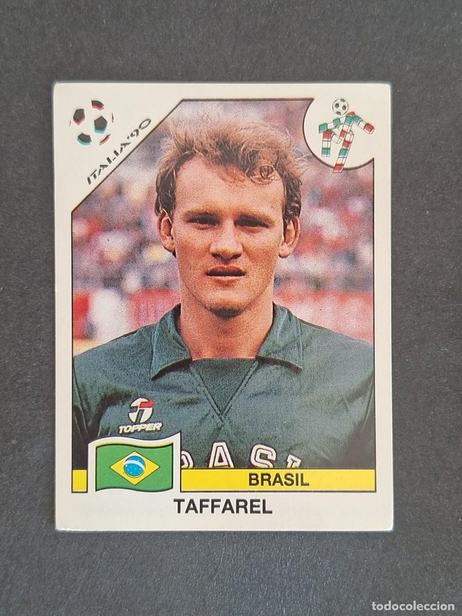 Cromos de f&uacute;tbol: L3 TAFFAREL SELECCION BRASIL 192 MUNDIAL ITALIA 90 1990 PANINI NUNCA PEGADO SIN PEGAR