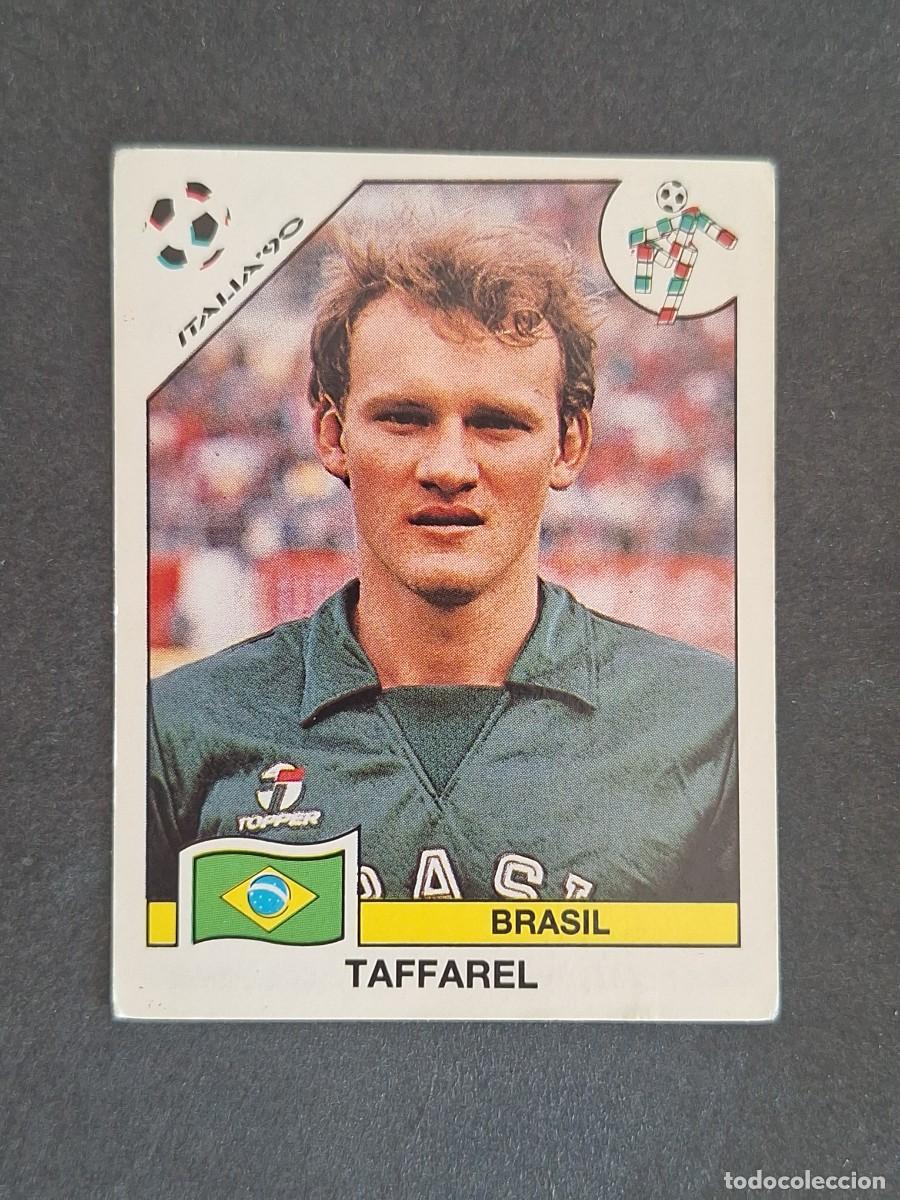 Cromos de f&uacute;tbol: L3 TAFFAREL SELECCION BRASIL 192 MUNDIAL ITALIA 90 1990 PANINI NUNCA PEGADO SIN PEGAR
