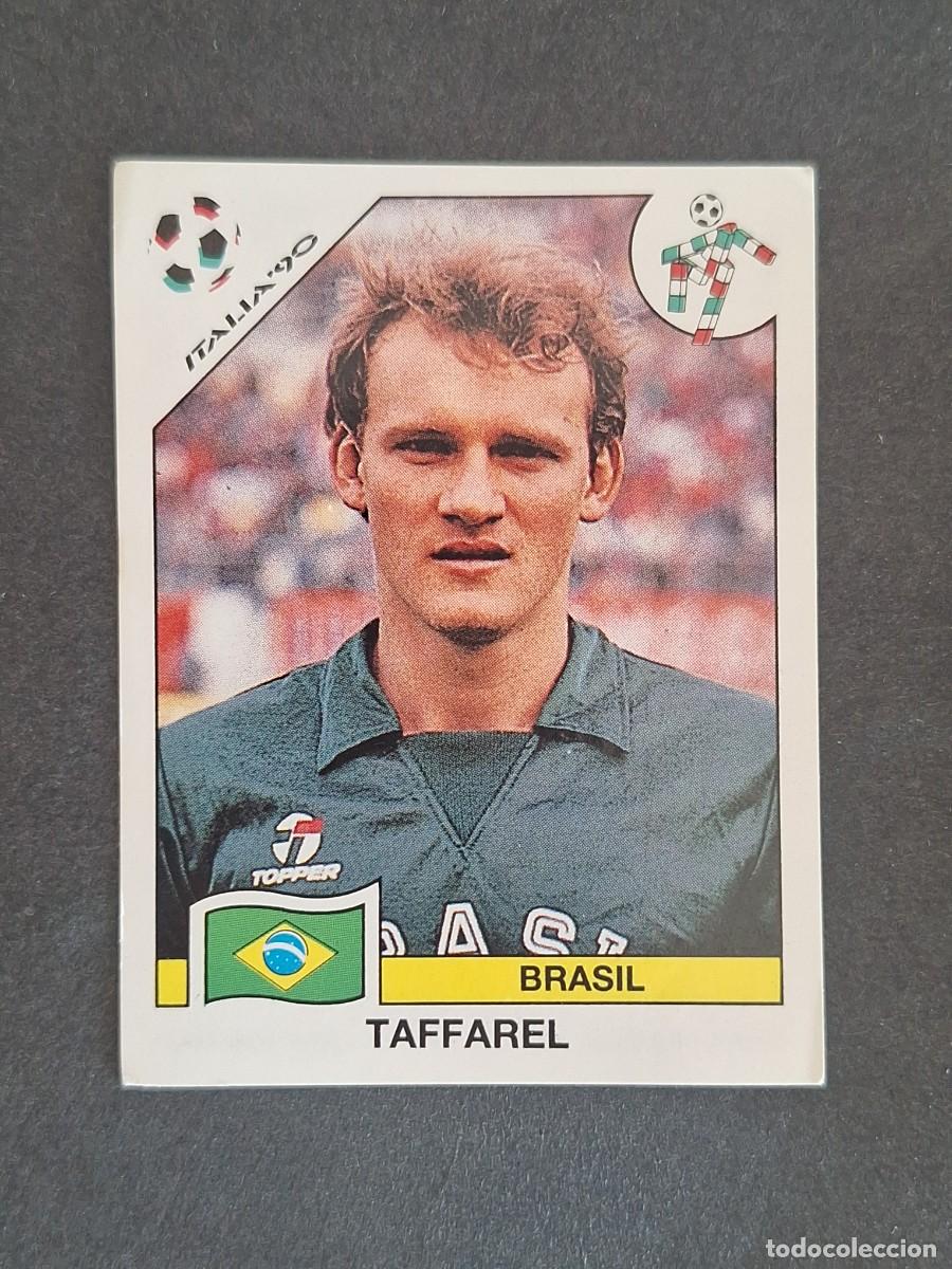 Cromos de f&uacute;tbol: L3 TAFFAREL SELECCION BRASIL 192 MUNDIAL ITALIA 90 1990 PANINI NUNCA PEGADO SIN PEGAR