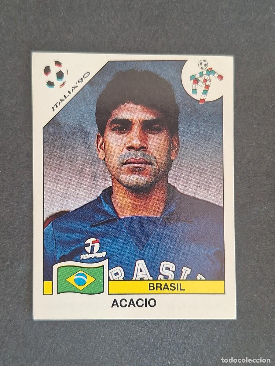 Cromos de f&uacute;tbol: L3 ACACIO SELECCION BRASIL 193 MUNDIAL ITALIA 90 1990 PANINI NUNCA PEGADO SIN PEGAR